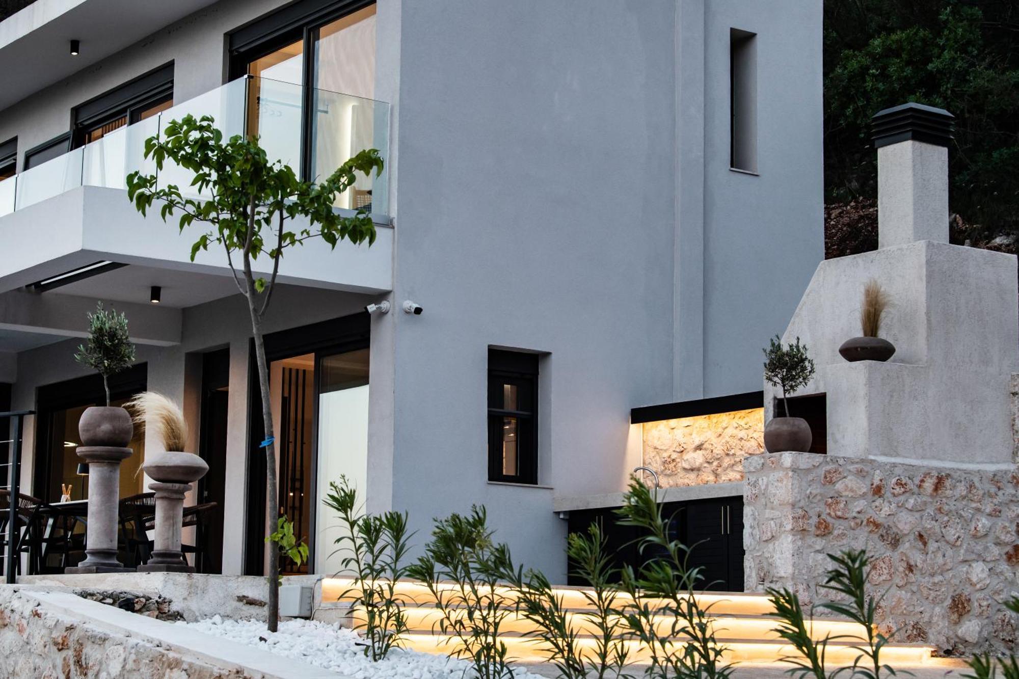 Pantea Luxury Villa Vasilikí Exterior foto