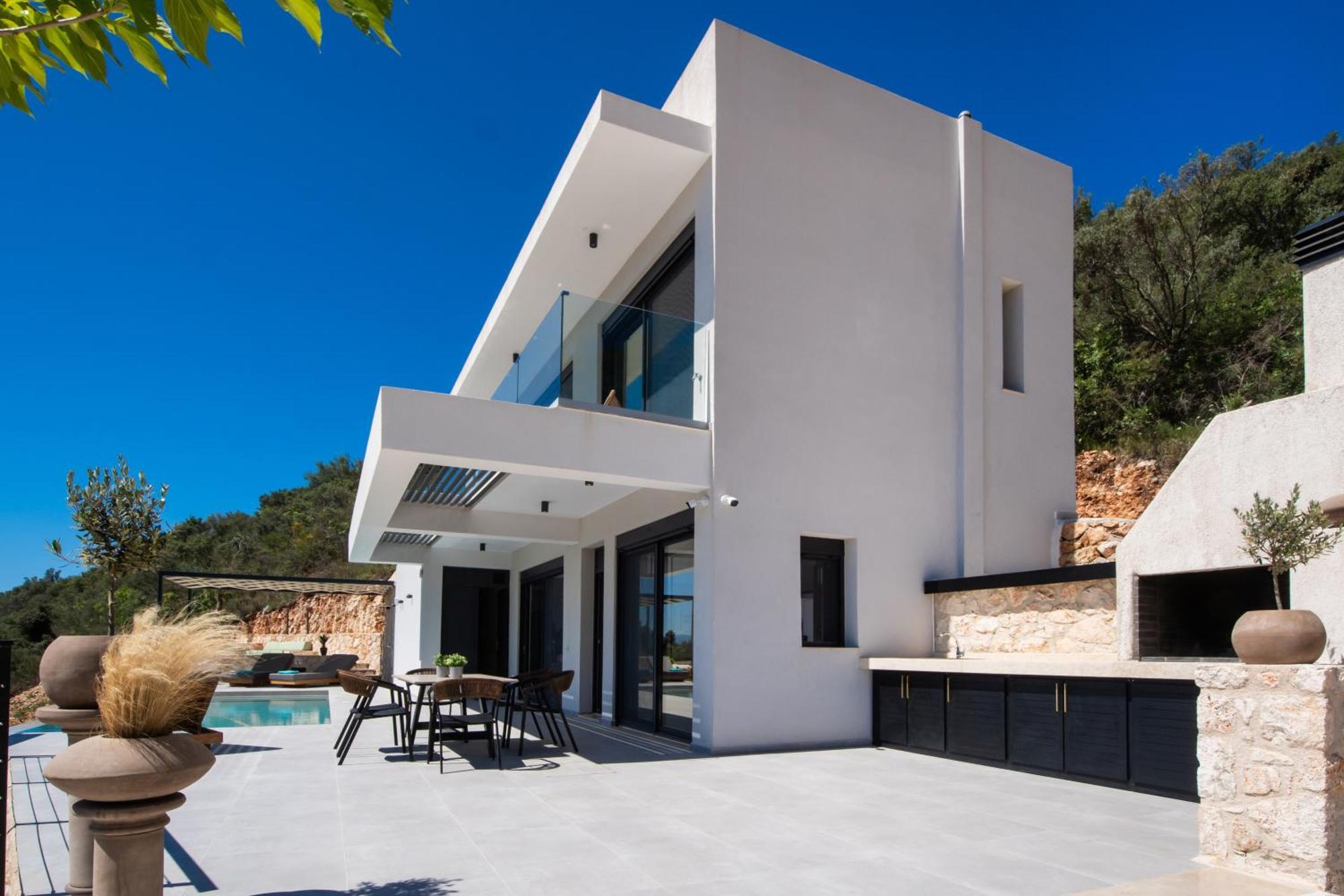 Pantea Luxury Villa Vasilikí Exterior foto