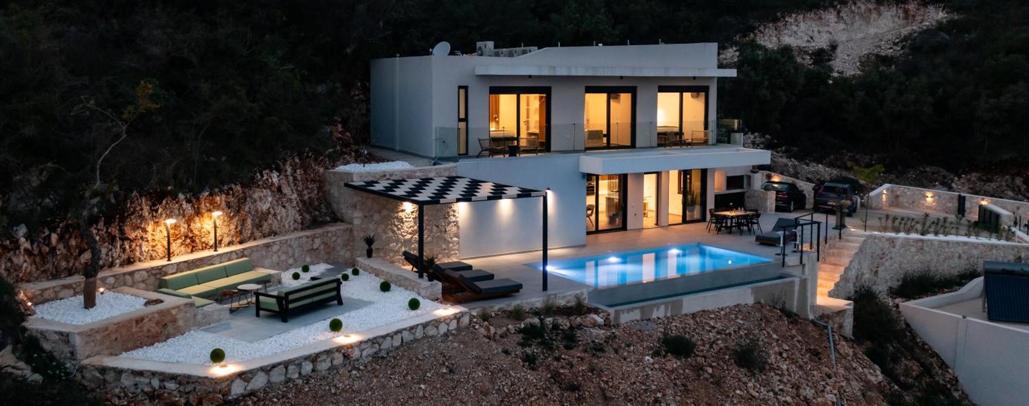 Pantea Luxury Villa Vasilikí Exterior foto
