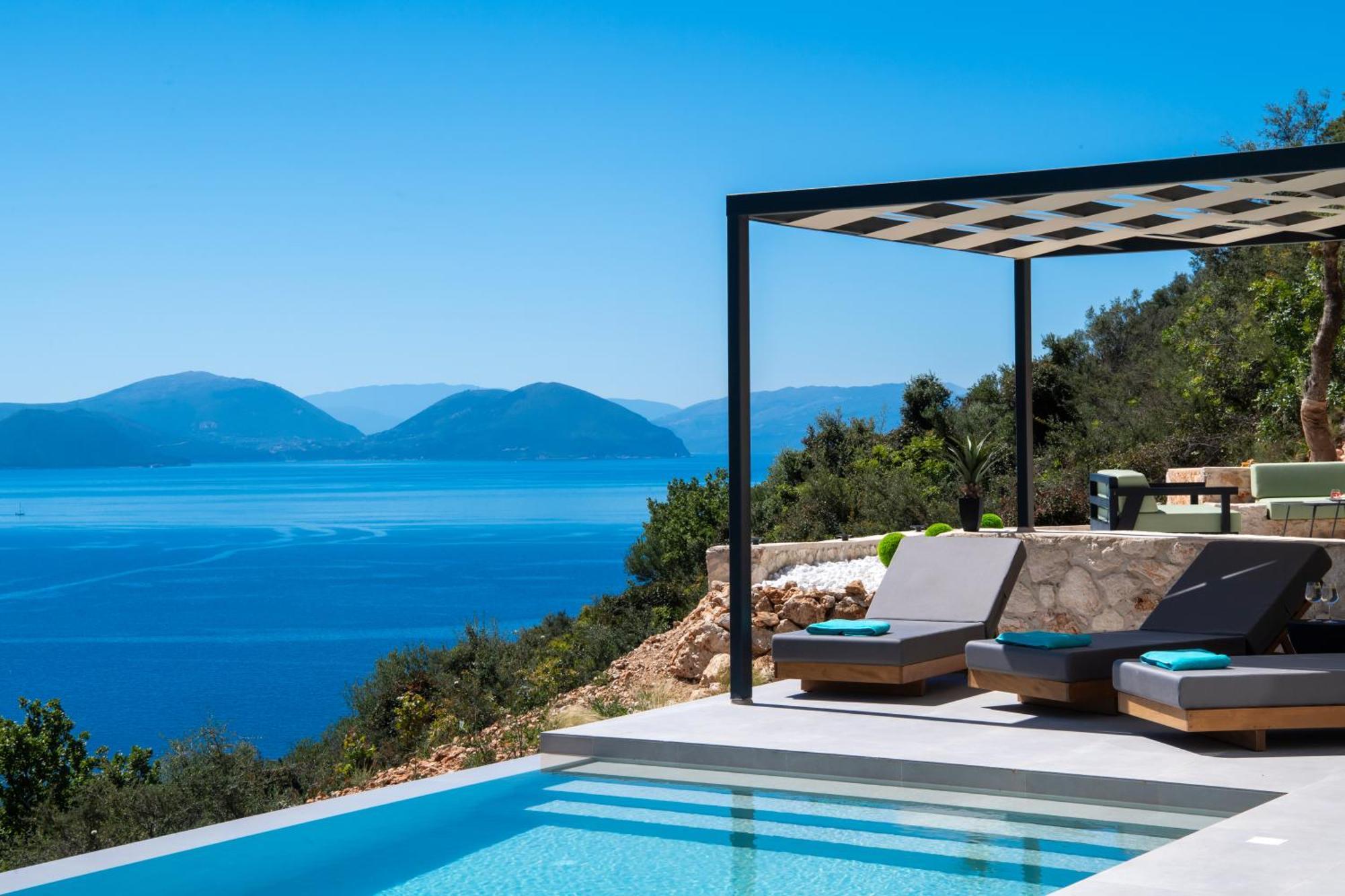 Pantea Luxury Villa Vasilikí Exterior foto